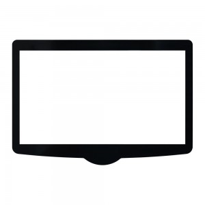 Visor LCD de vidro com tampa antirreflexo